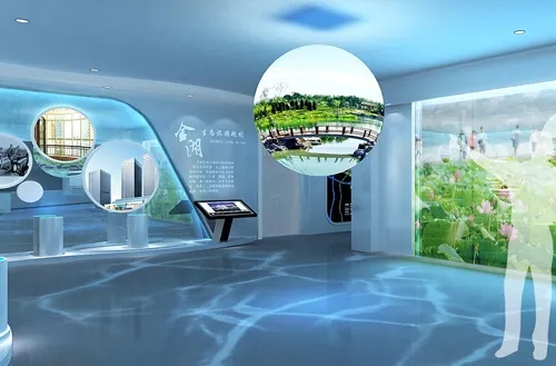科技展會設計策劃中的數(shù)字沙盤