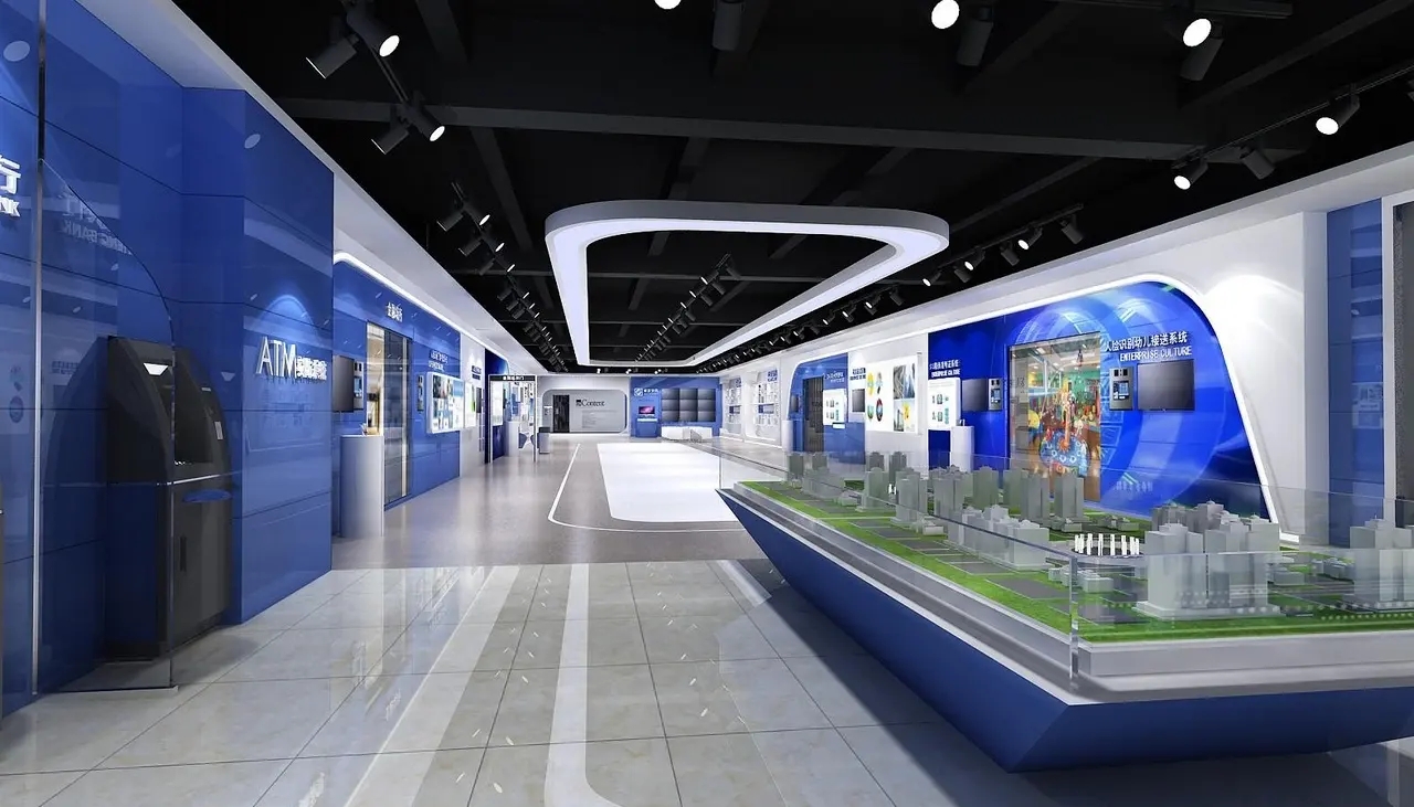 展廳設(shè)計(jì) ，展廳 ，鑫時(shí)空